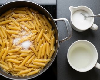 Penne makarna haşlama